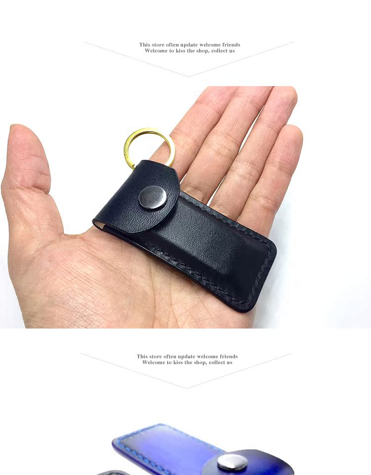 Rau da rám nắng U-U Shield Trường hợp tay da bò kỹ thuật số bảo vệ U-guard gói tay sức chứa keychain - Lưu trữ cho sản phẩm kỹ thuật số hộp đựng tai nghe over ear