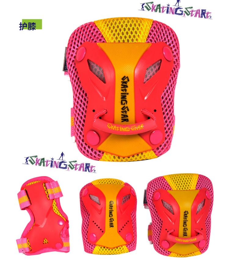 Authentic trượt trẻ em trượt băng bảo vệ thiết bị mũ bảo hiểm thiết lập giày trượt patin trượt cân bằng xe đạp đầu gối - Dụng cụ thể thao băng đầu gối khi nhảy
