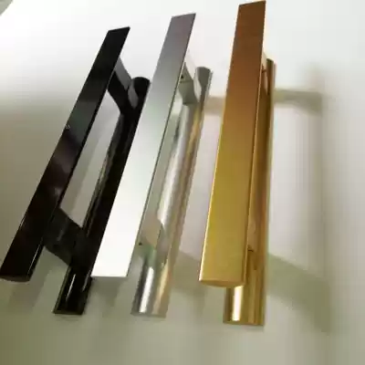 Space aluminum alloy handle, glass door handle, door handle, solid wood door handle, glass door handle, solid handrail