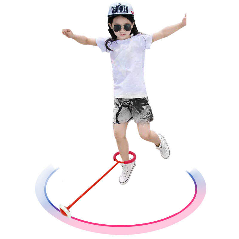 Jump ball Adults use children's rotating jump ring Single foot flash throw leg jump set Foot jump ball set foot ring