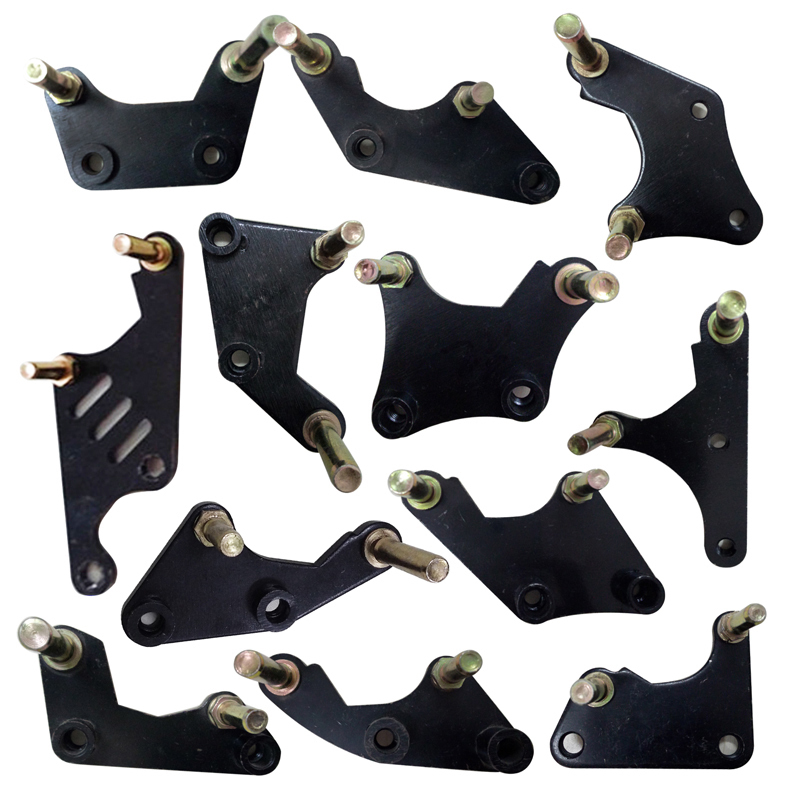 Recommended type electric car front shock absorbing AB pump front and rear lower pump bracket switching code connection plate disc Brakes Modification Accessories