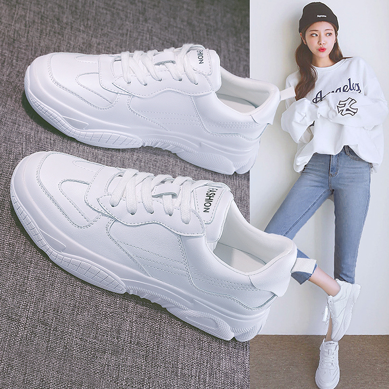 Brand real leather daddy shoes special price increases from time to time small white shoes large size small size deck code sales