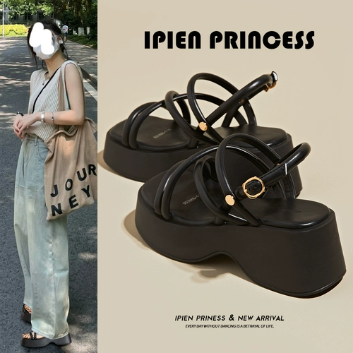 Сандалии, обувь, летняя подходит с юбкой, слайдеры на платформе, тапочки, мягкая подошва, против усталых ног