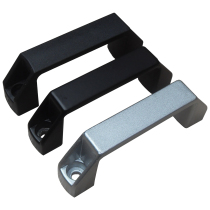 L180 black aluminum handle cabinet door handle open industrial equipment handle tool box handle