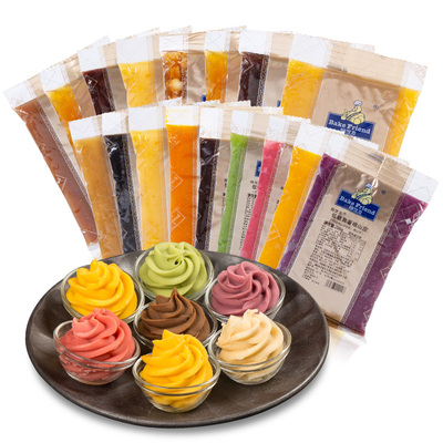 焙芝友馅料低糖水洗红豆沙馅泥包子粽子月饼材料奶黄莲蓉烘焙家用