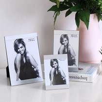 Commemorative Crystal Love agreement book photo frame setting 5 inch 6 7 8 self-assembled aluminum alloy custom logo wash photo