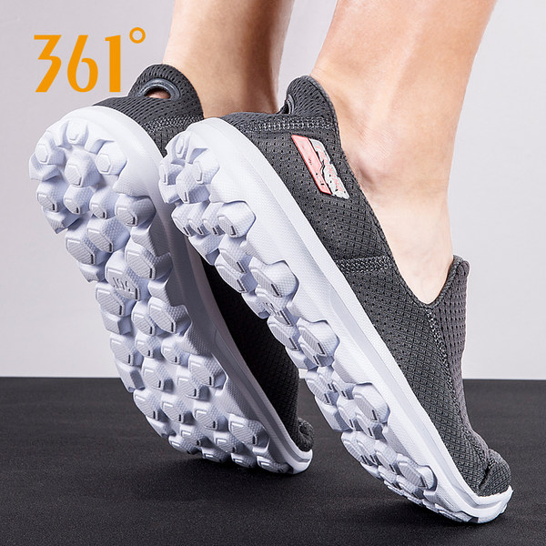 361度 夏季网面一脚套情侣款懒人鞋 休闲鞋 天猫优惠券折后￥89包邮（￥119-30）男、女35~44码多色可选