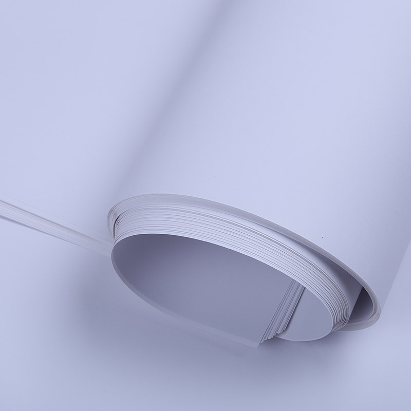 Full open white drawings 100g big white paper Painting paper Painting paper Full wood pulp double adhesive paper Clothing printing paper
