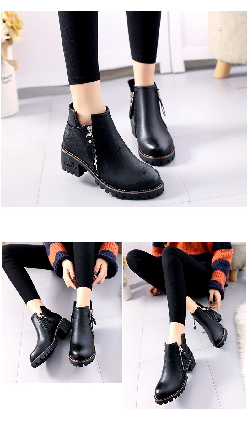 Bottes mi-saison femme   en Polyurethane - Ref 3251111 Image 19