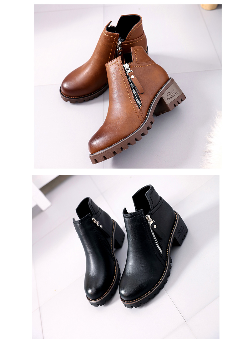 Bottes mi-saison femme   en Polyurethane - Ref 3251111 Image 31