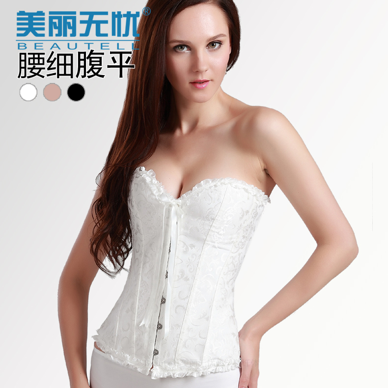 Court bride strapless invisible shapewear underwear dress Wedding shapewear special strap girdle waist without trace