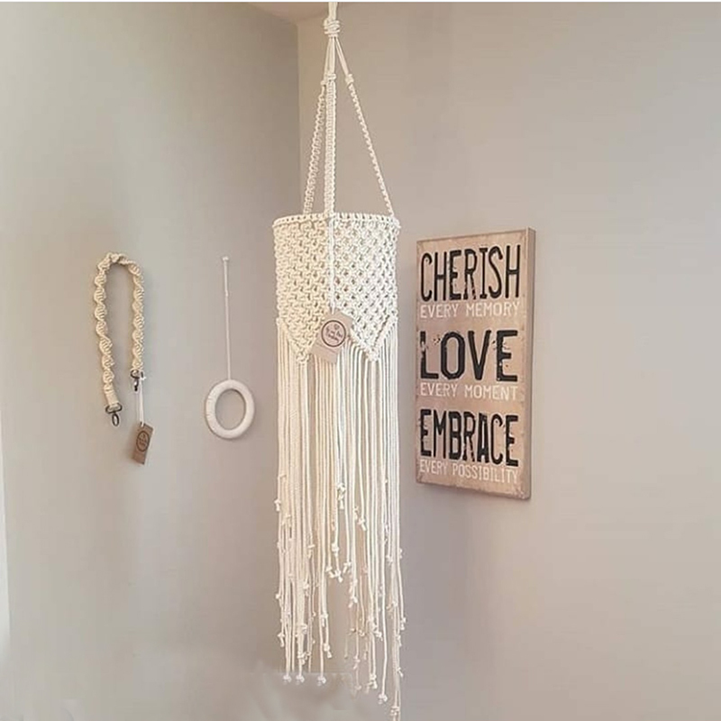 Scandinavian Bohemian Style Hand-Woven Chandelier Lampshade Board Room Decoration Hand-Woven Lampshade DIY Lampshade