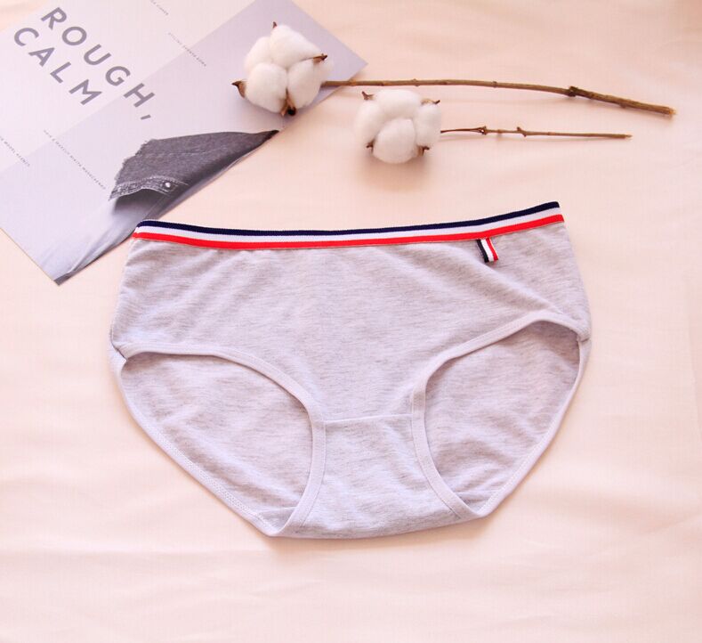 5 túi của đơn giản màu rắn đồ lót của phụ nữ cotton eo pocket hip tóm tắt đàn hồi side breathable đồ lót phụ nữ