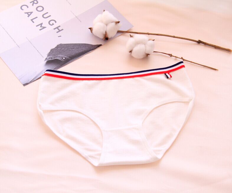 5 túi của đơn giản màu rắn đồ lót của phụ nữ cotton eo pocket hip tóm tắt đàn hồi side breathable đồ lót phụ nữ