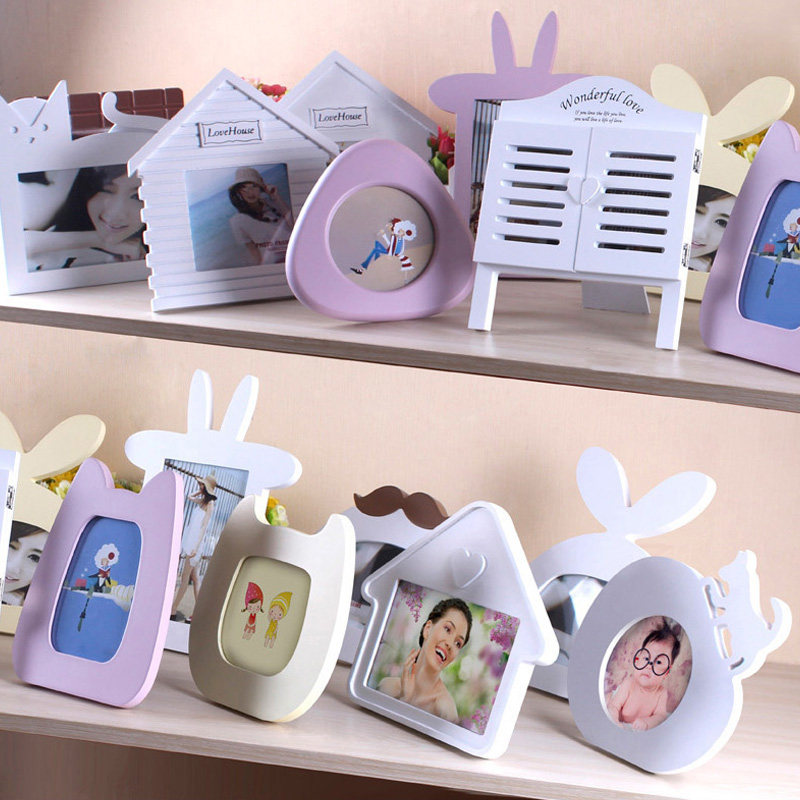 6 Inch Mini Photo Frame Swing Table Creativity Cute Office Photo Frame Free Print Photo Plus Photo Frame 5 Inch Table Hem