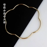 Древний стиль металлический шаг запрещать кольцо 100 мм волновая планка шаг шпилька заднее нажатие кольцо DIY ручной работы ручной работы на висящем кольцо Электрофорез защита цвета