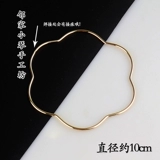 Древний стиль металлический шаг запрещать кольцо 100 мм волновая планка шаг шпилька заднее нажатие кольцо DIY ручной работы ручной работы на висящем кольцо Электрофорез защита цвета