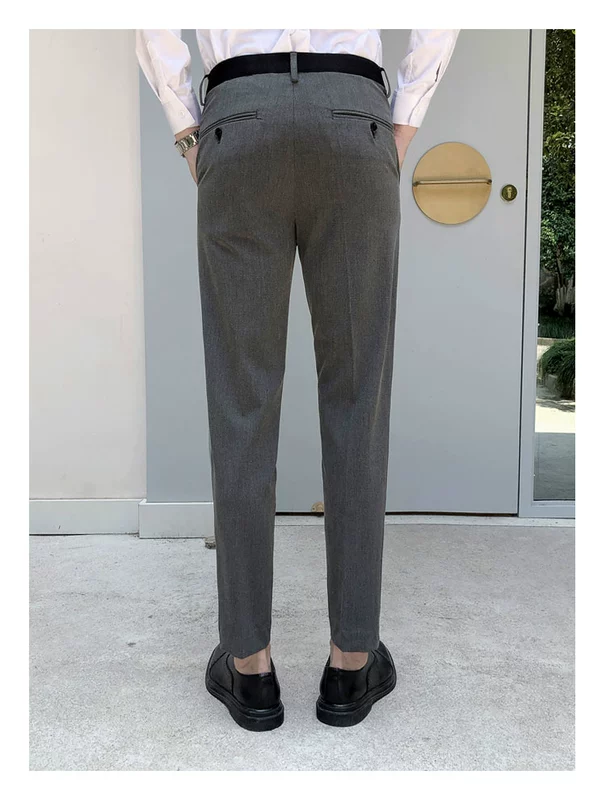 Phiên bản Hàn Quốc của quần nam thanh niên - Suit phù hợp quần tây cho nam béo bụng