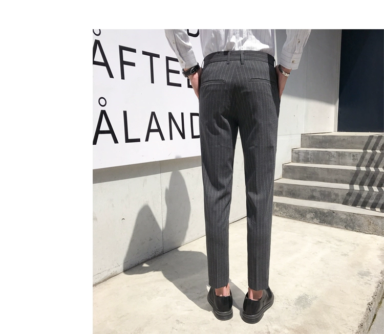 Phù hợp với nam giới phần mỏng Hàn Quốc phiên bản của Slim người Anh gió của nam giới thường chuyên nghiệp ăn mặc mùa xuân và mùa hè thanh niên triều phù hợp với phù hợp với nam áo vest nam trung niên