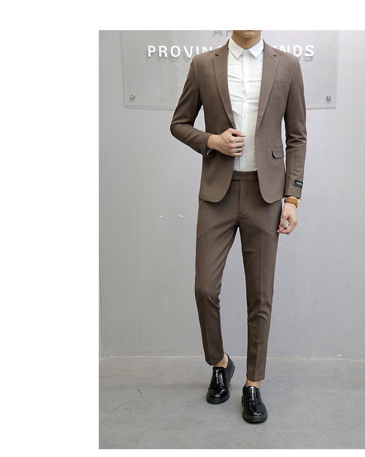 Hàn quốc Dongdaemun Phù Hợp Với Suit Men của Hàn Quốc Slim Nhỏ Phù Hợp Với Nam Kinh Doanh Chuyên Nghiệp Phù Hợp Với Người Anh Giải Trí