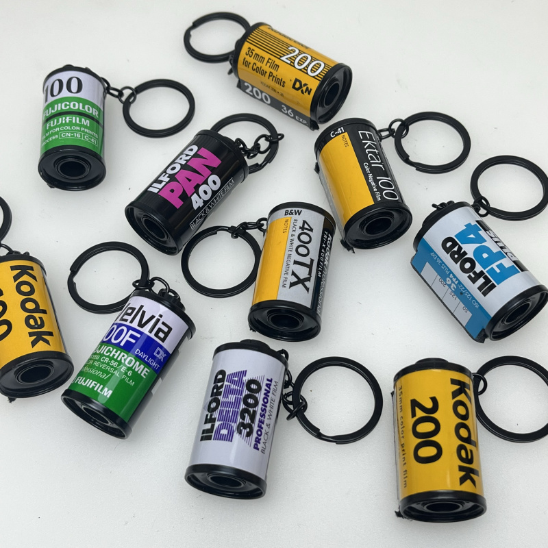 Film Peripheral 135 Film Metal Empty Cartridge Keychain Pendant Decoration Souvenir Film Peripheral 135 Film Metal Empty Cartridge Keychain Pendant Decoration Souvenir
