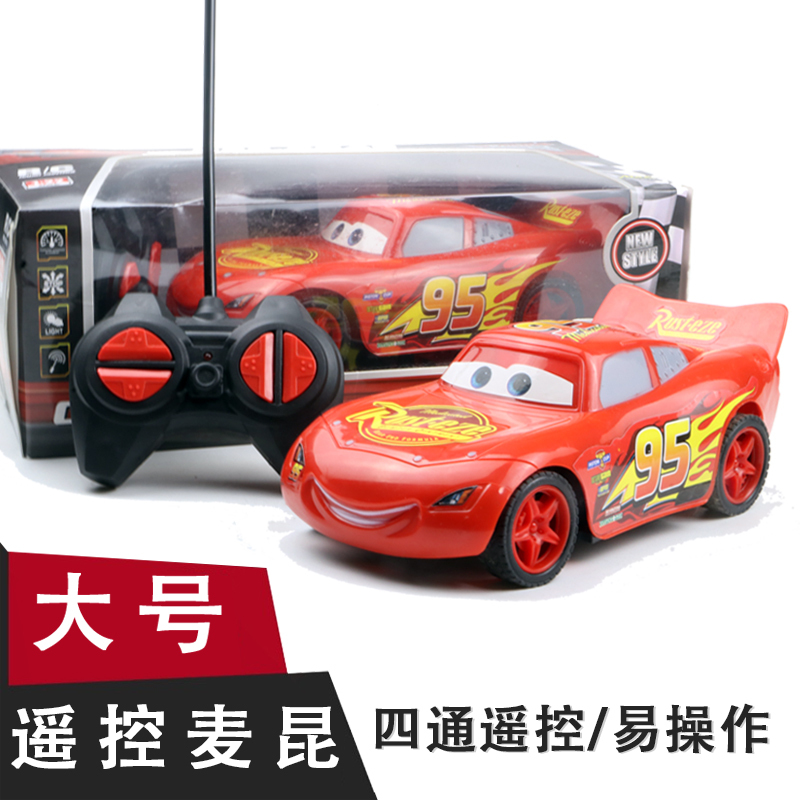 Cars Remote Control Mcqueen Four-Way Wireless High-Speed Drift Remote Control Racing Car Model Children's Electric Toy Car