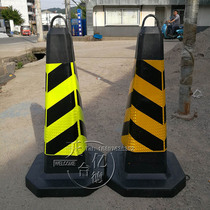 Reflective PVC rubber road cone roadblock isolation Pier Square cone traffic safety no parking pile ice cream bucket warning pile