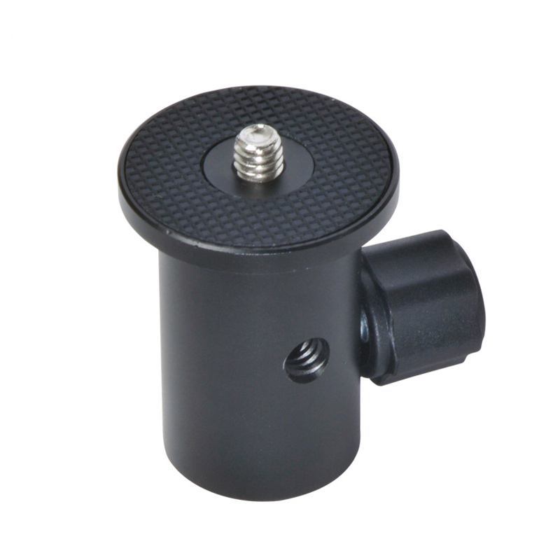 Tripod photographic flash adapter bracket conversion head screw conversion connector base 1 4 lamp frame screw aluminium alloy