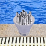 Утка Brail Spatter Spa, нержавеющая сталь из нержавеющей стали 向 Дождь дождь вода фонтана, нефрита