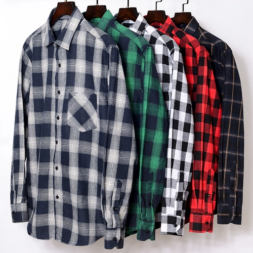 意宾 Трендовая рубашка для отдыха, осенняя, подходит для подростков, в корейском стиле