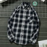 Брендовая мужская трендовая рубашка для школьников для отдыха, оверсайз, в корейском стиле