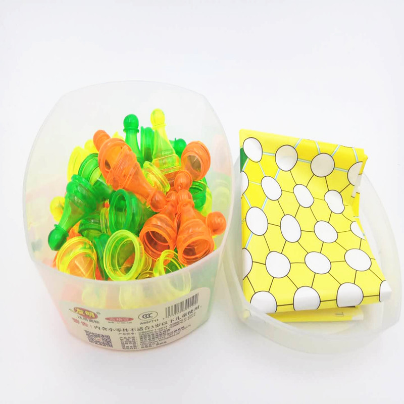 Youming 45 fluorescent checkers super large checkers thickened plastic children's educational toys 80 old checkers