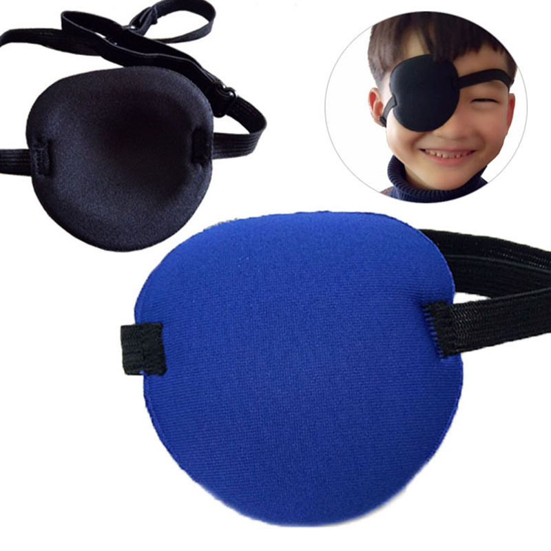 Pirates Lone Eye Blindfold Children Adults Weak view Single blinkers Full cover Training eye film Halloween Toys