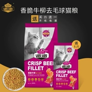 Gửi mèo con thức ăn cho mèo 1-4 tháng để mua 4 tặng miễn phí 2kg mèo Anh đặc biệt toàn thời gian 500g hương vị thịt bò - Cat Staples