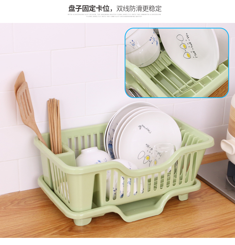 Creative kitchen put rack shelf rack drop the receive plastic tableware chopsticks shelf receive a case on the cupboard