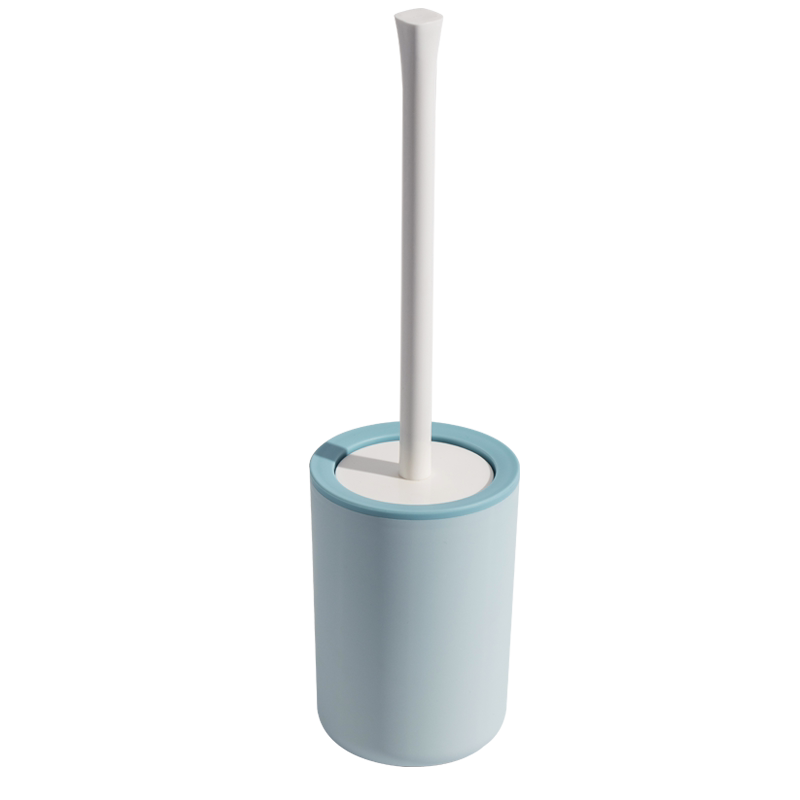 Creative cleaning silicone wall-mounted toilet brush with base