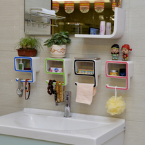 Creative suction cup soap box magic seamless sticker suction wall soap box number 9 bathroom toilet rack