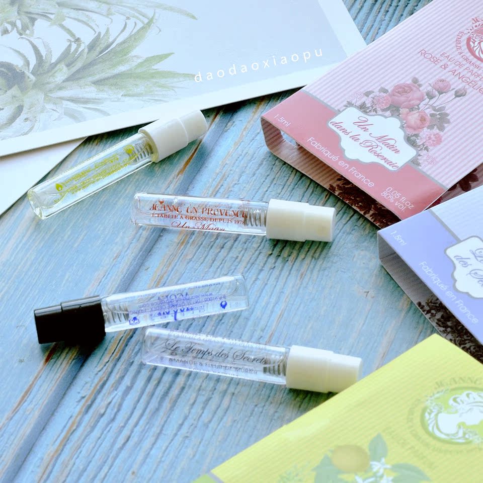 Nước hoa ống nghiệm Jeanne En Provence Provence Jenny girl ngọt ngào Eau de Toilette Hoa hồng bưởi nước hoa lancome