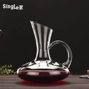 Pha lê không chì rượu vang rượu vang đỏ decanter hip bình nhanh tách rượu rót nhà cá tính châu Âu - Rượu vang