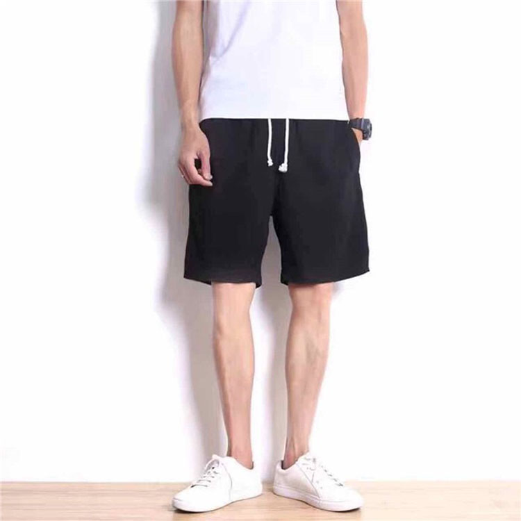 Người mùa hè nam màu rắn Joker thoáng khí áo thun kim dày thể thao Chạy thể dục năm quần Quần short bãi biển quần tất nam