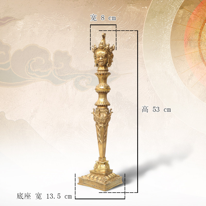 純銅金剛杵法器中式風格國風擺件密宗藏傳佛教降魔杵馬頭明王普巴金剛橛