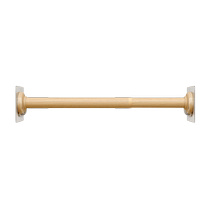 No punching dormitory wardrobe clothes rod curtain bathroom partition curtain rod adjustable telescopic straight tube clothes drying rod
