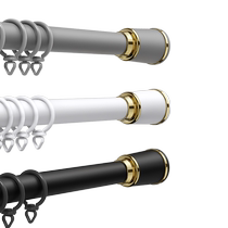 Silent curtain track without drilling installation slide rail pulley telescopic Roman rod curtain rod frame hook guide rail slide