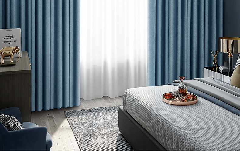 Rèm cửa phòng ngủ rèm vải che nắng siêu cách âm và cách nhiệt kiểu móc 2022 phòng khách mới nhẹ bông vải lanh sang trọng rèm 2 lớp màu ghi màn vải