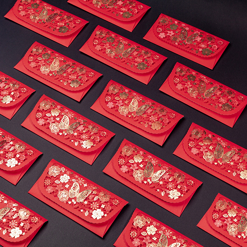 Barenson Weissame Vibrato Red Packet New Year Red Packet Wedding Gift Golden Packet Creative Profit is a large, medium and small