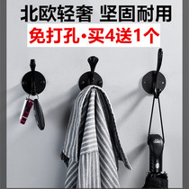 European-style clothes hook Clothes rack Clothes hook Single hook Single clothes hook Wall-mounted wall-entry wardrobe hook free punching
