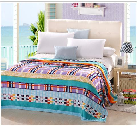 Dày luật nhung san hô Levin thảm của mùa hè thường máy lạnh chăn ngủ trưa chăn đơn hoặc chăn đôi mùa xuân và chăn lười biếng - Ném / Chăn chăn lông cừu cho trẻ em