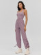 European and American Style Pilates One-Piece Jumpsuit Aerial Yoga Clothing Sports Fitness Sexy Jumpsuit with Chest Pads for Women