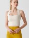 2026 New Yoga Top Training Vest with Chest Pads, Professional Sports Fitness Outerwear, Wide Shoulder Straps, Cross-Back Design