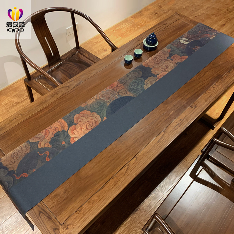 Aiqipa Fahan Temple Xiangyun Tea Mat Waterproof Tablecloth Chinese Zen Tea Cloth Tea Table Mat Table Flag Tea Flag